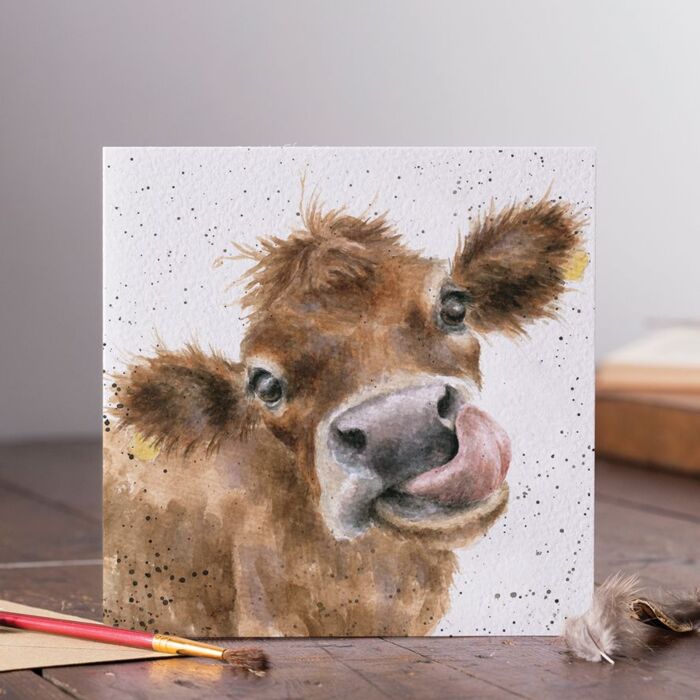 Wrendale Designs "Mooooo" Cow Card